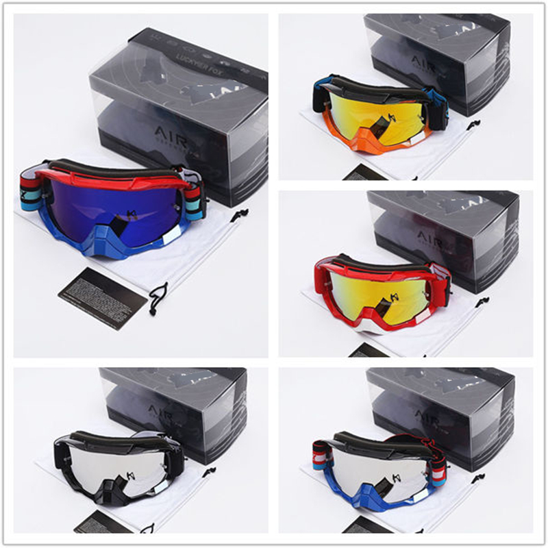 Off Road Motocross Helmet Goggles Set - Kacamata Motocross, 1 Set kombinasi kacamata