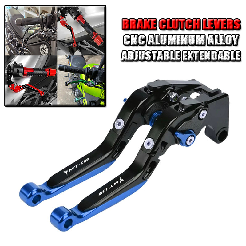 Cnc Aluminum Adjustable Brake Clutch Levers - UNTUK YAMAHA MT-09 MT09 MT mt