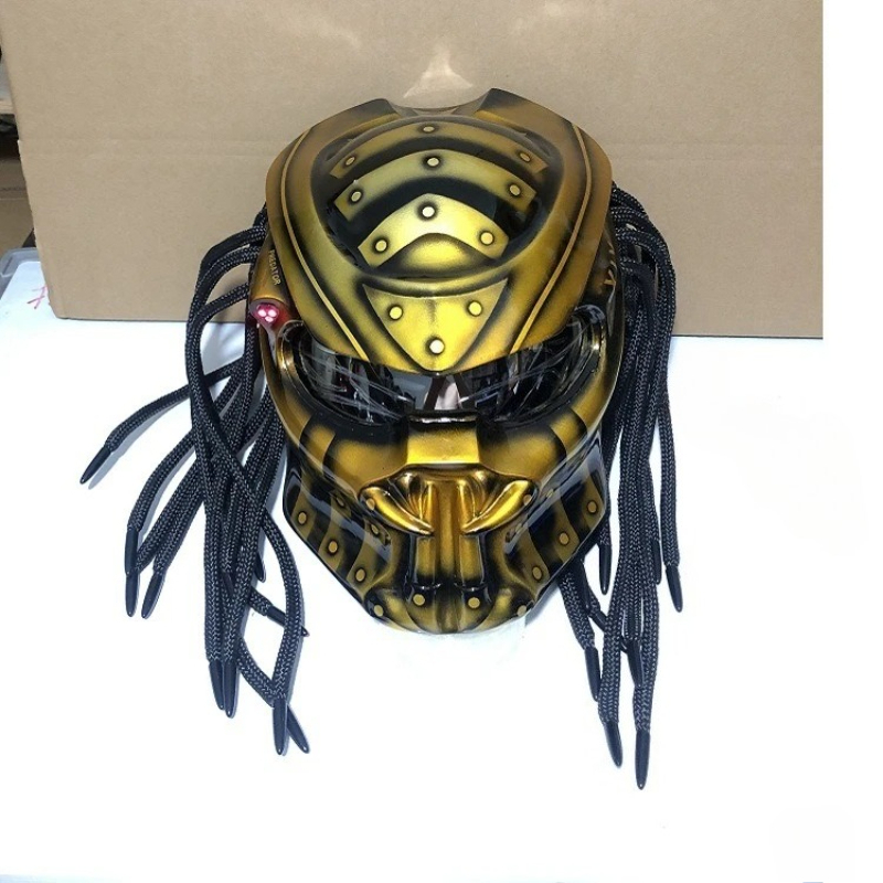 Custom Predator Motorcycle Helmet - Helm Motor Full Face HOT Racing