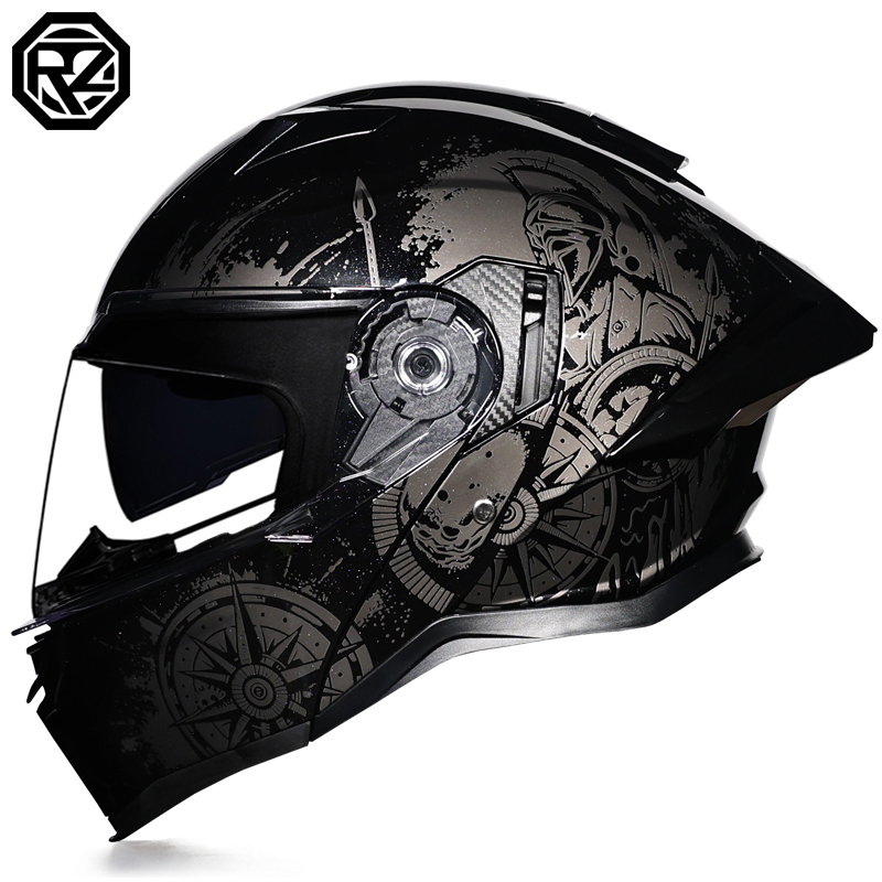 Modular Flip Up Motorcycle Helmet Dot Approved - Helm Motor Modular Flip Up ORZ-997