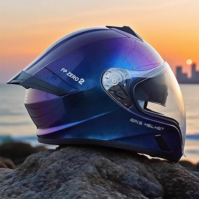 Quick Release Buckle Motorcycle Helmet - Helm Sepeda Motor Full Face Dewasa