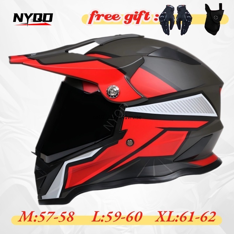 Modular Flip Up Motorcycle Helmet Dot Approved - Helm Sepeda Motor Dual Visor Modular