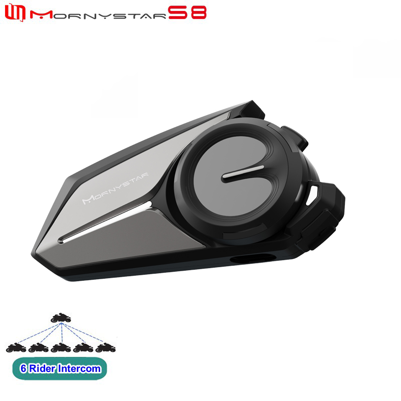 Universal Motorcycle Helmet Intercom Headset - Mornystar S8 Headset Interkom Helm Sepeda