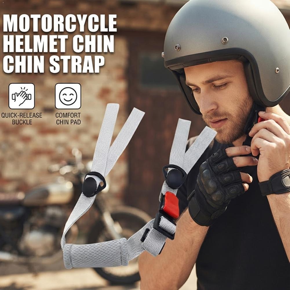 Quick Release Buckle Motorcycle Helmet - Tali Dagu Helm Motor Universal dengan