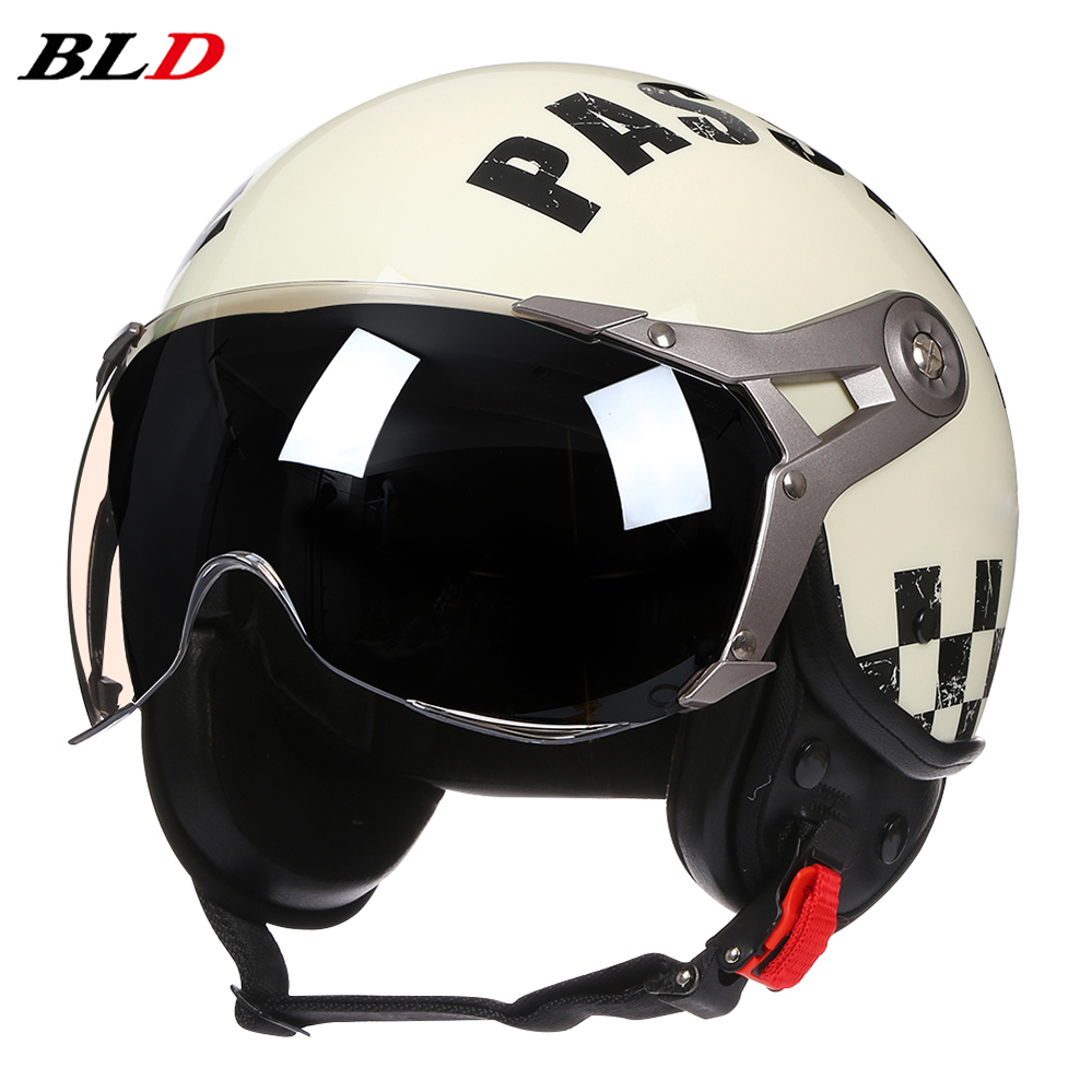 Retro 3/4 Wajah Terbuka Helm V - Vintage Open Face Retro Helmet ulasan dan harga