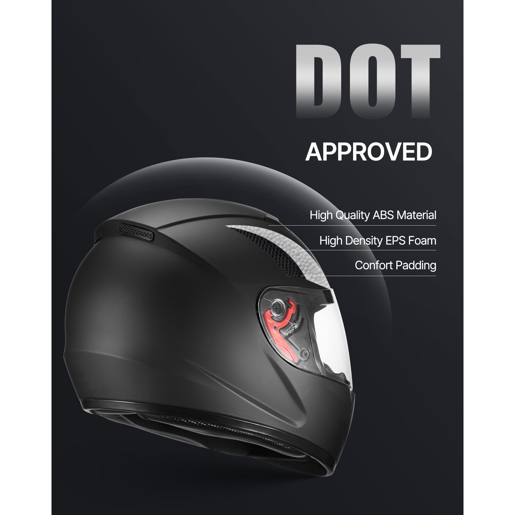 Helm Sepeda Motor, Full Face,  - Dual Visor Motorcycle Racing Helmet ulasan dan harga
