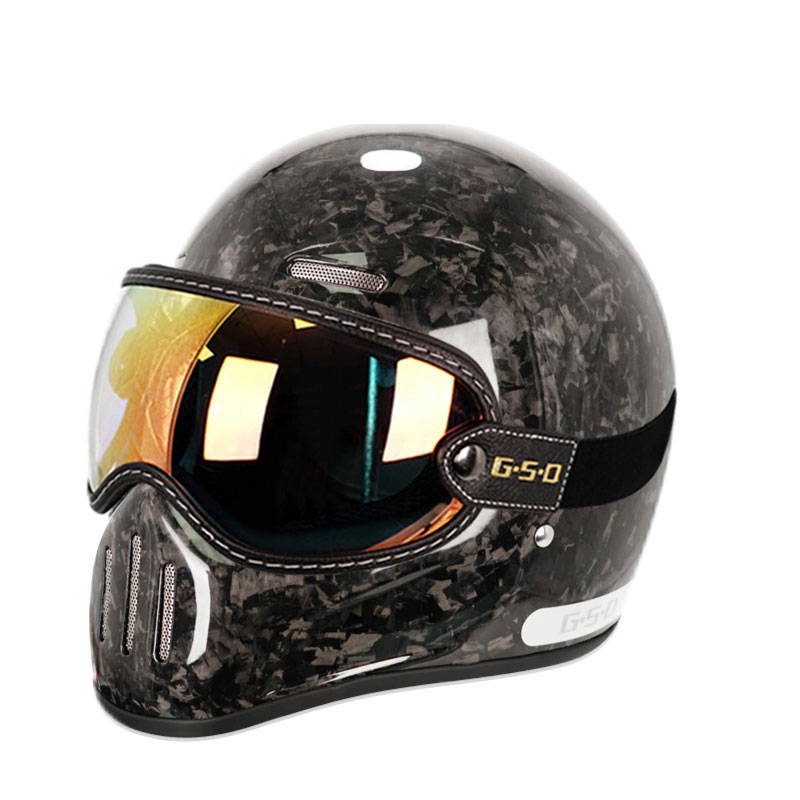 Helm wajah penuh serat karbon  - Carbon Fiber Lightweight Motorcycle Helmet ulasan dan harga