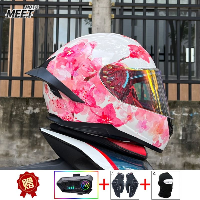 ORZ Helm Sepeda Motor Bluetoot - Full Face Motorcycle Helmet With Bluetooth ulasan dan harga