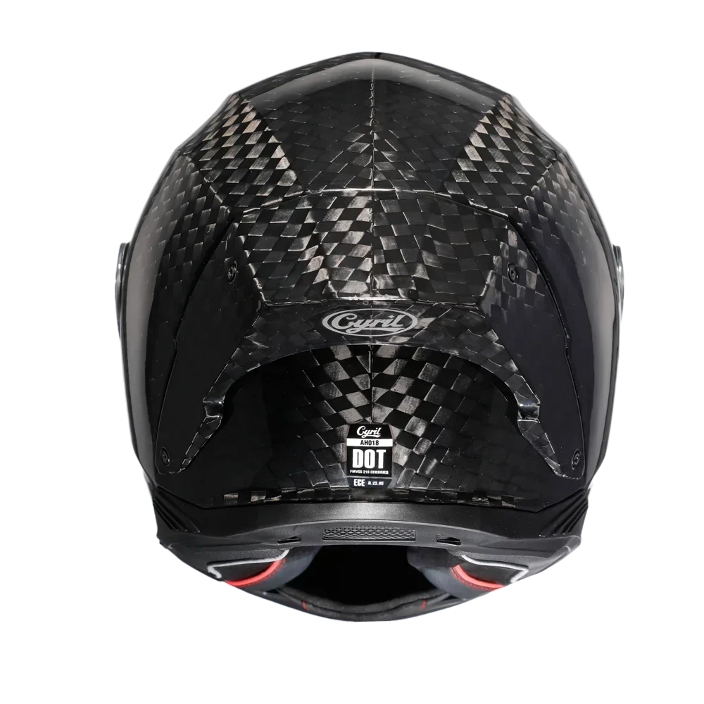 Helm sepeda motor serat karbon - Carbon Fiber Lightweight Motorcycle Helmet ulasan dan harga