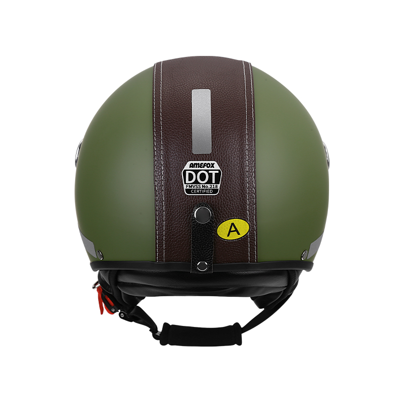 Helm Motor Vintage 3/4 Open Fa - Vintage Open Face Retro Helmet ulasan dan harga
