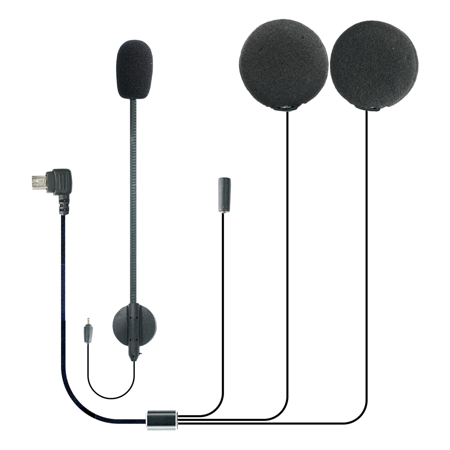 Fodsports Mikrofon Speaker Ear - Universal Motorcycle Helmet Intercom Headset ulasan dan harga