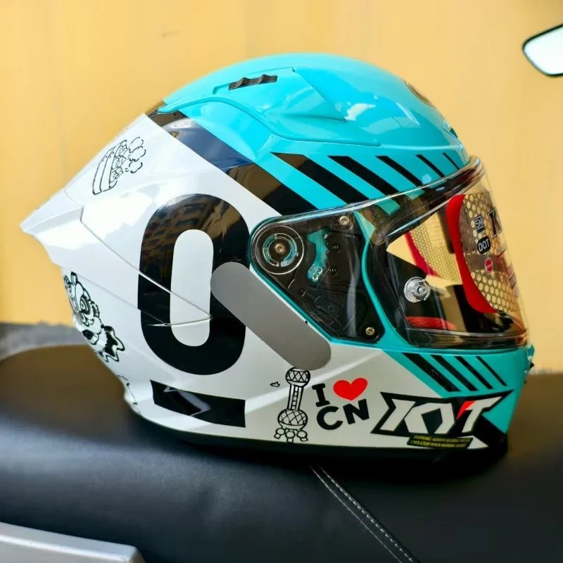 Helm Sepeda Motor Serat Karbon - Carbon Fiber Lightweight Motorcycle Helmet ulasan dan harga