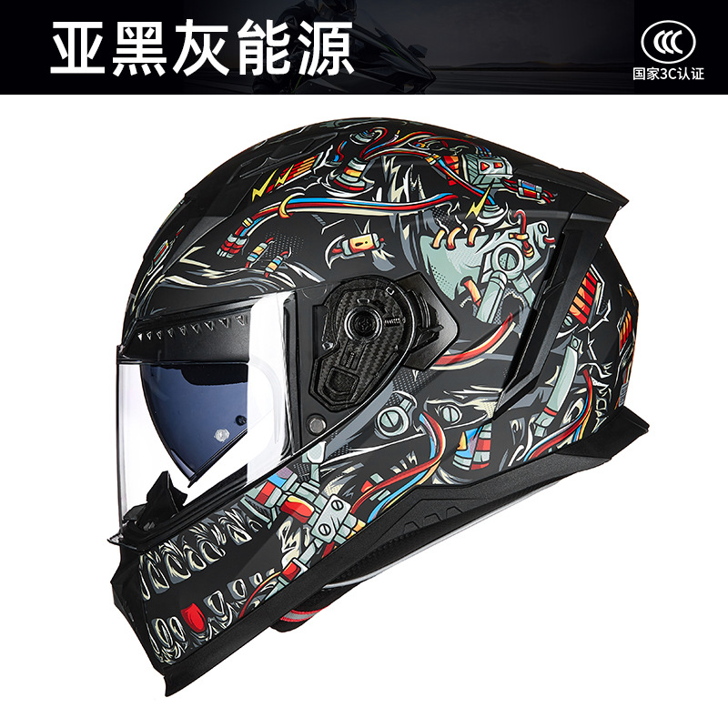 Helm Motor GXT Full Face Berse - Full Face Motorcycle Helmet With Bluetooth ulasan dan harga