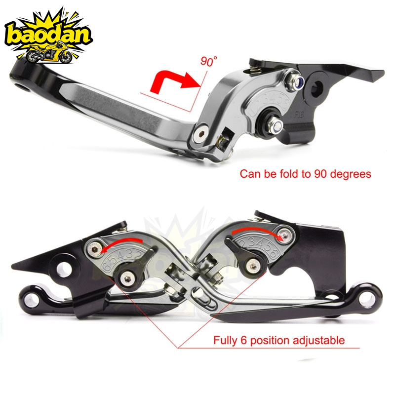 Aksesoris Motor Tuas Rem Kopli - Cnc Aluminum Adjustable Brake Clutch Levers ulasan dan harga