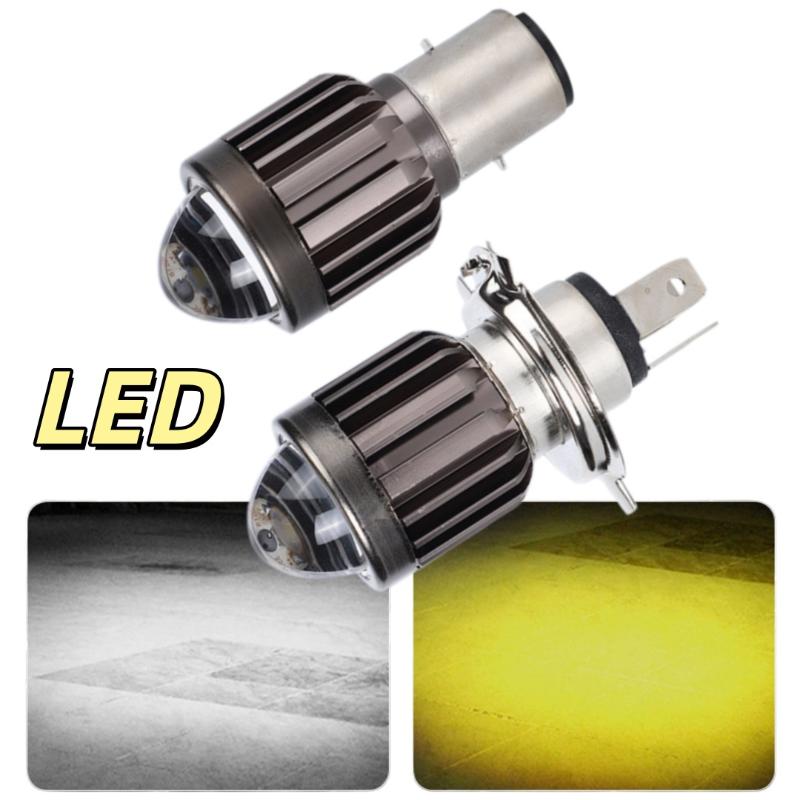 BARU 1Pc Lampu Depan Motor LED - Universal Motorcycle Led Headlight Projector ulasan dan harga