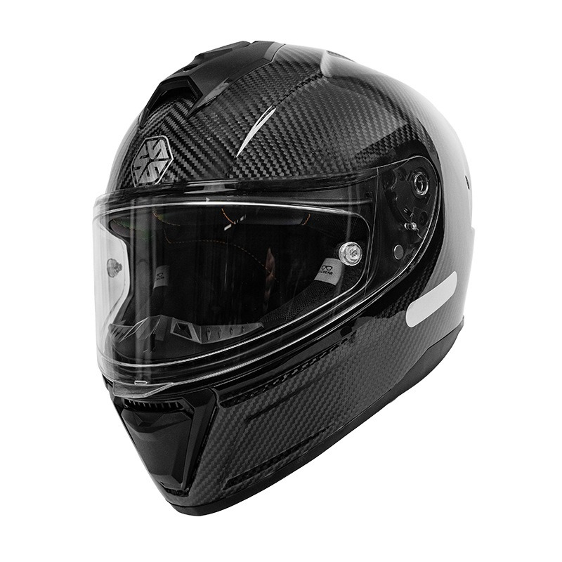 Helm Motor Serat Karbon Full F - Carbon Fiber Lightweight Motorcycle Helmet ulasan dan harga