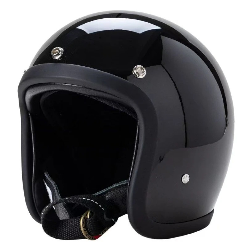 Helm Sepeda Motor Open Face Ga - Vintage Open Face Retro Helmet ulasan dan harga