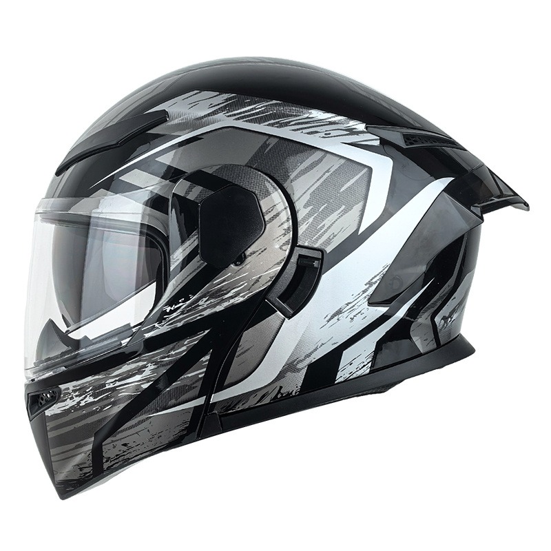 Helm Motor Modular Flip Up Dua - Modular Flip Up Motorcycle Helmet Dot Approved ulasan dan harga