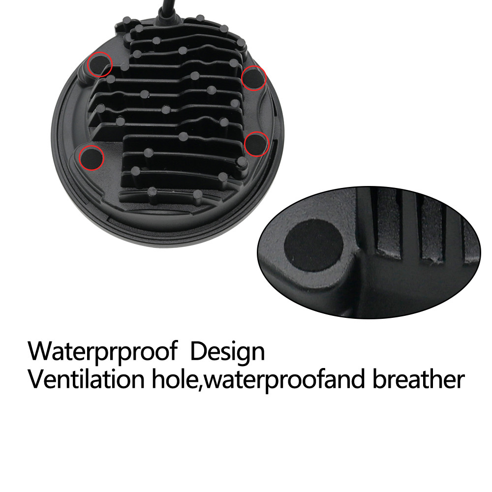 Proyektor motor LED 60W, lampu - Universal Motorcycle Led Headlight Projector ulasan dan harga