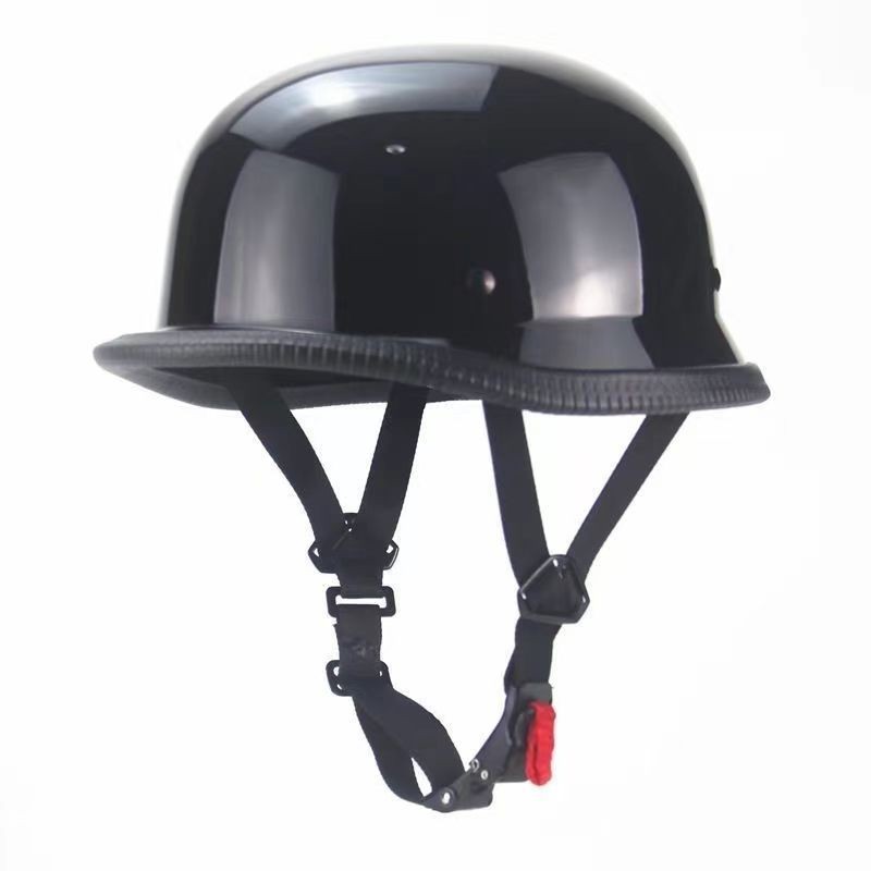 Helm sepeda motor Cruiser, hel - Vintage Open Face Retro Helmet ulasan dan harga