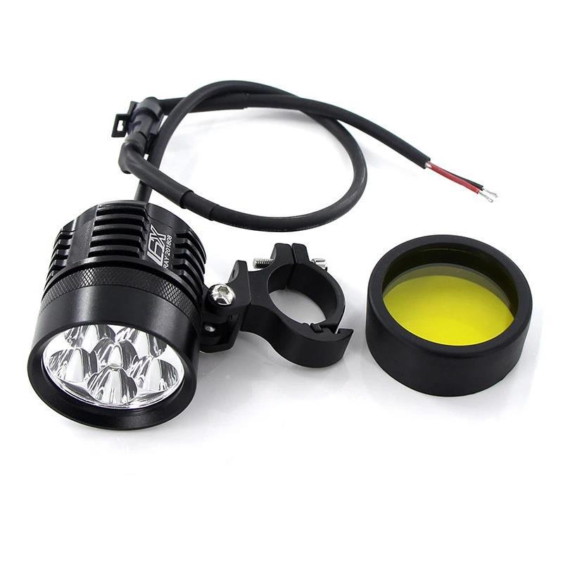 2 Buah Lampu Depan Universal L - Universal Motorcycle Led Headlight Projector ulasan dan harga