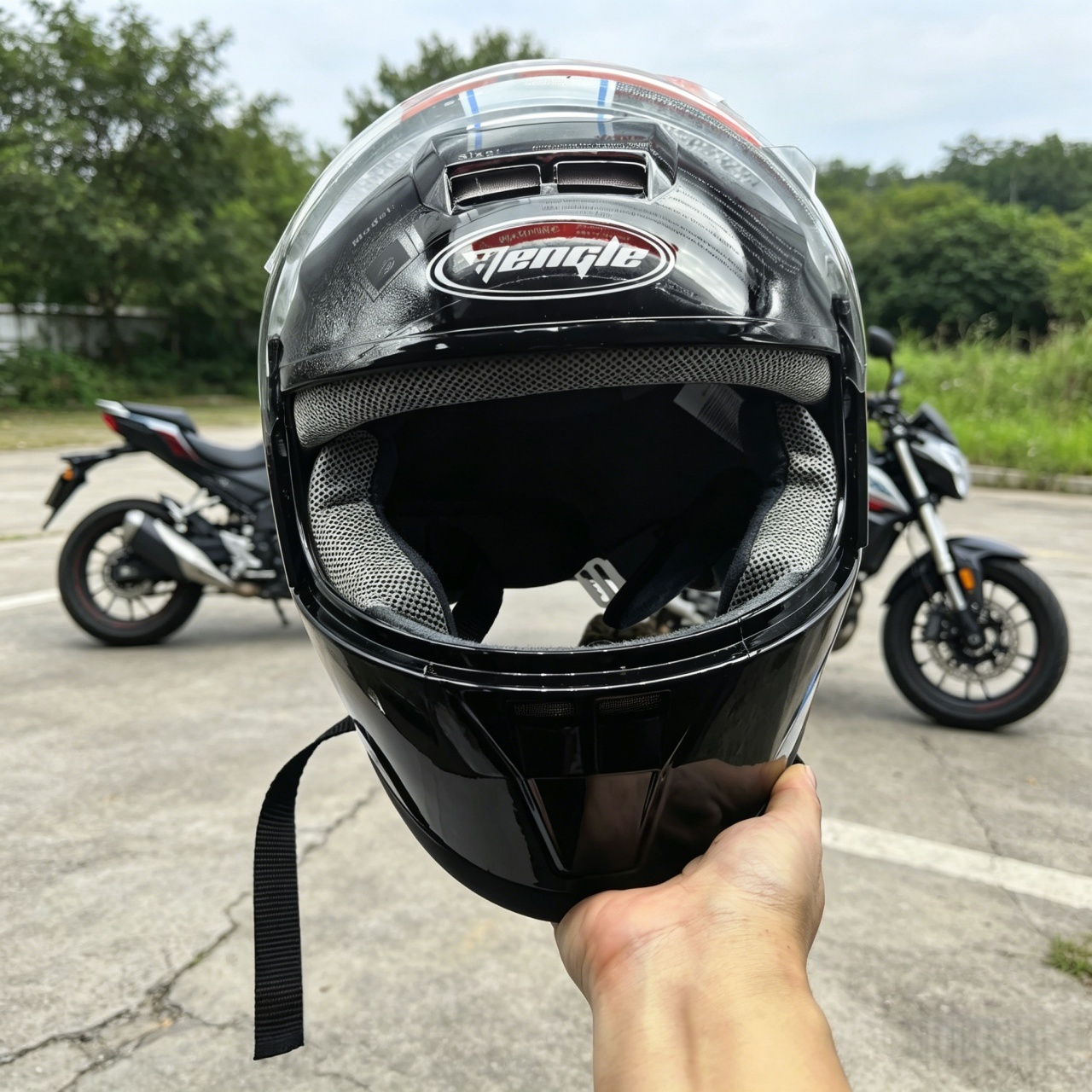 Helm Motor Full Face Dual Viso - Dual Visor Motorcycle Racing Helmet ulasan dan harga