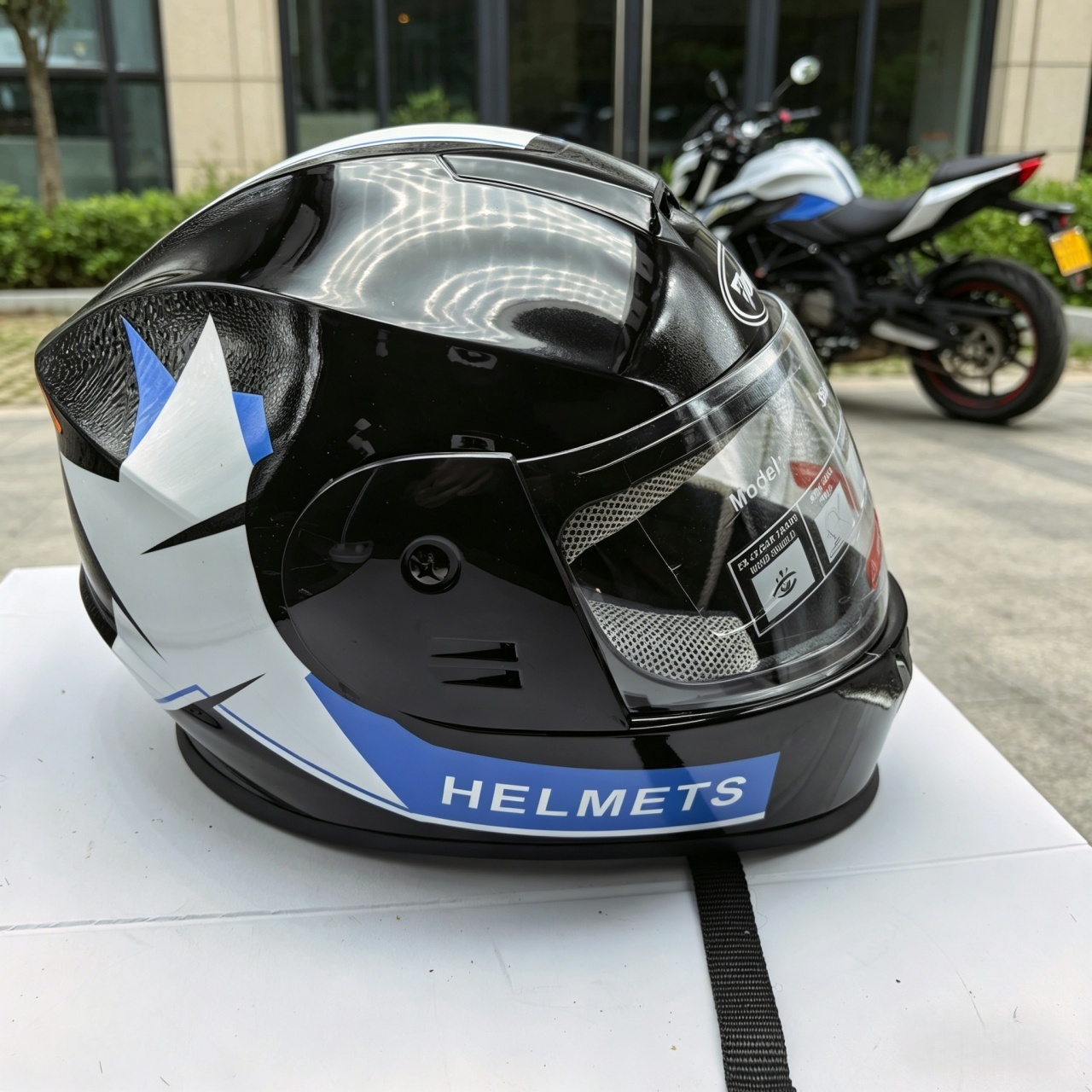 Helm Motor Full Face Dual Viso - Dual Visor Motorcycle Racing Helmet ulasan dan harga