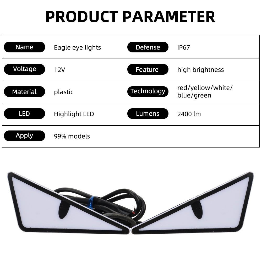 2 buah Lampu LED Devil's Eye u - Universal Motorcycle Led Headlight Projector ulasan dan harga