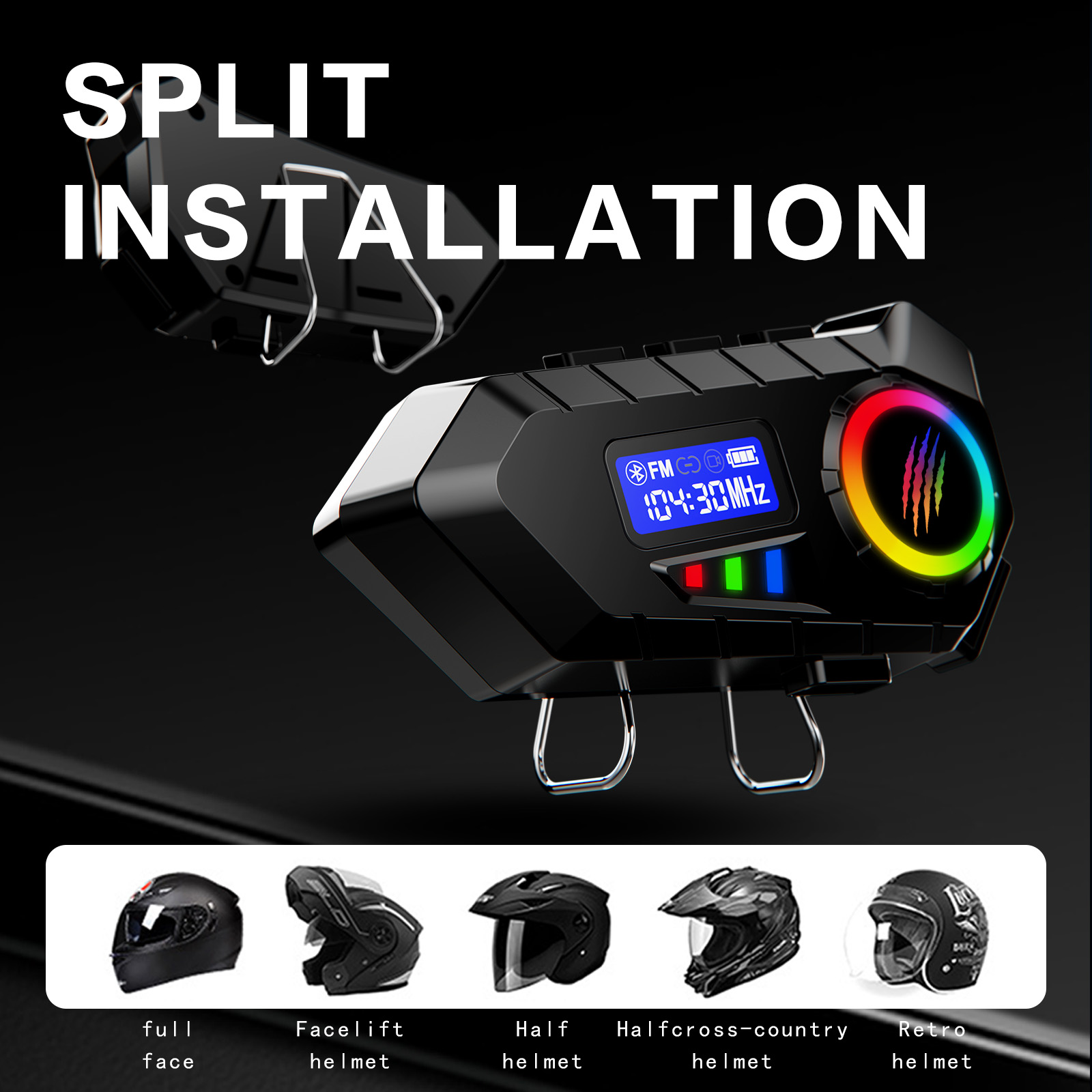 Y30 Headset Helm Sepeda Motor  - Full Face Motorcycle Helmet With Bluetooth ulasan dan harga