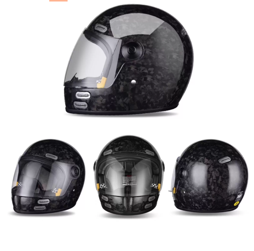 Helm full face serat karbon ri - Carbon Fiber Lightweight Motorcycle Helmet ulasan dan harga