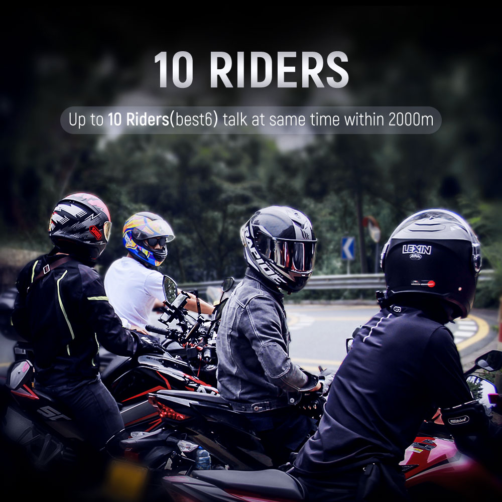 Lexin headset helm interkom se - Full Face Motorcycle Helmet With Bluetooth ulasan dan harga