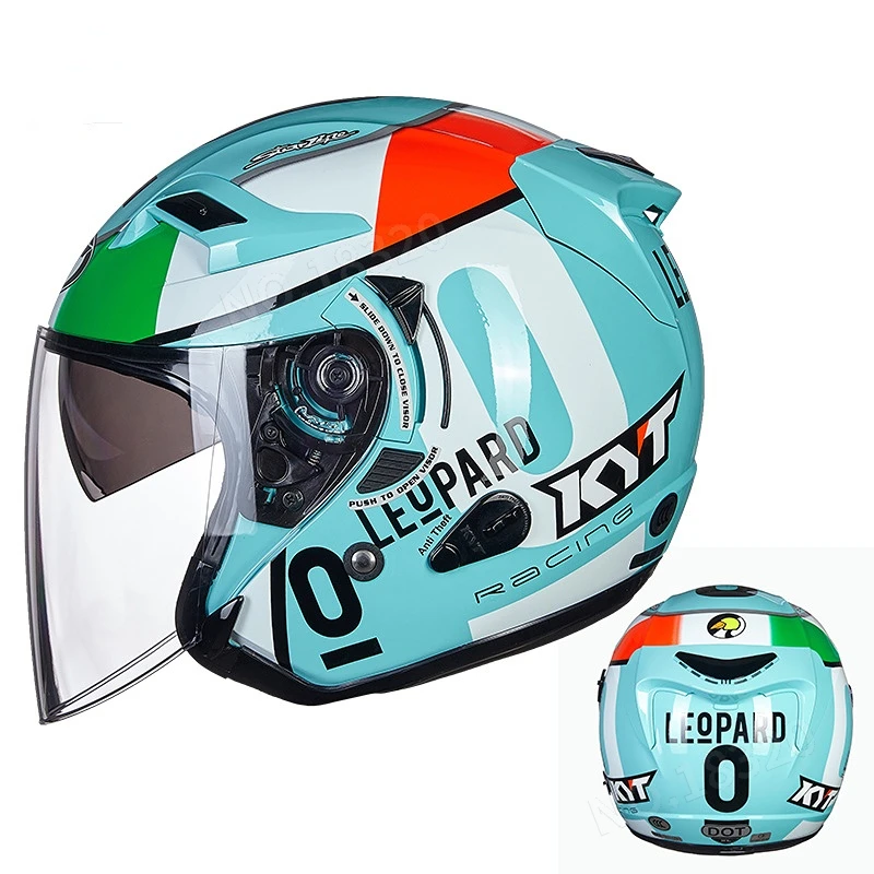 KYT helm sepeda motor Jet Vint - Vintage Open Face Retro Helmet ulasan dan harga