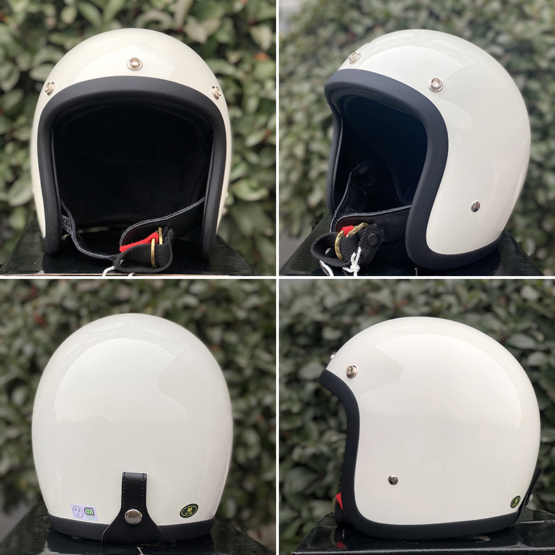 Helm Sepeda Motor TT&COCASCOS  - Vintage Open Face Retro Helmet ulasan dan harga