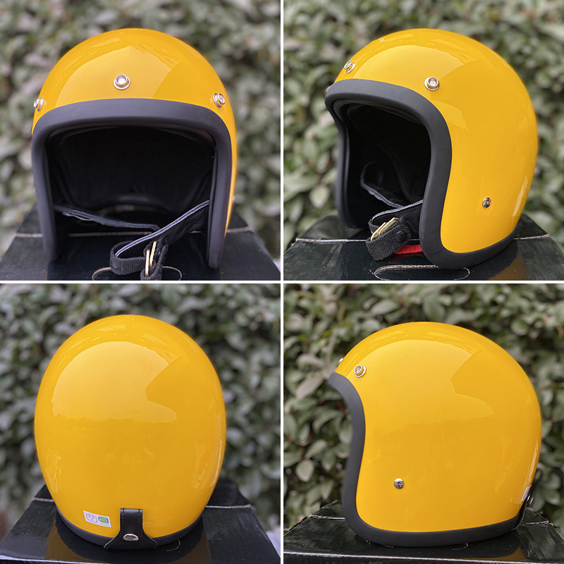 Helm Sepeda Motor TT&COCASCOS  - Vintage Open Face Retro Helmet ulasan dan harga