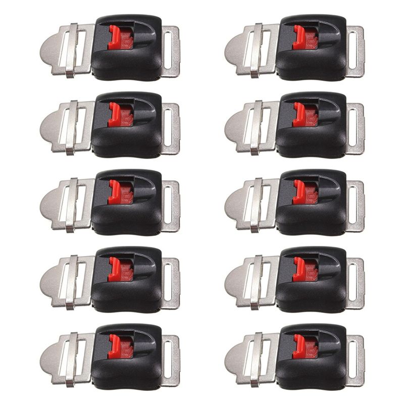 10 Buah Klip Helm Sepeda Motor - Quick Release Buckle Motorcycle Helmet ulasan dan harga