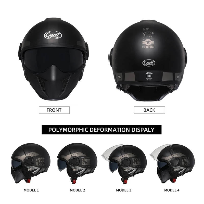 Helm Sepeda Motor Modular OP12 - Quick Release Buckle Motorcycle Helmet ulasan dan harga