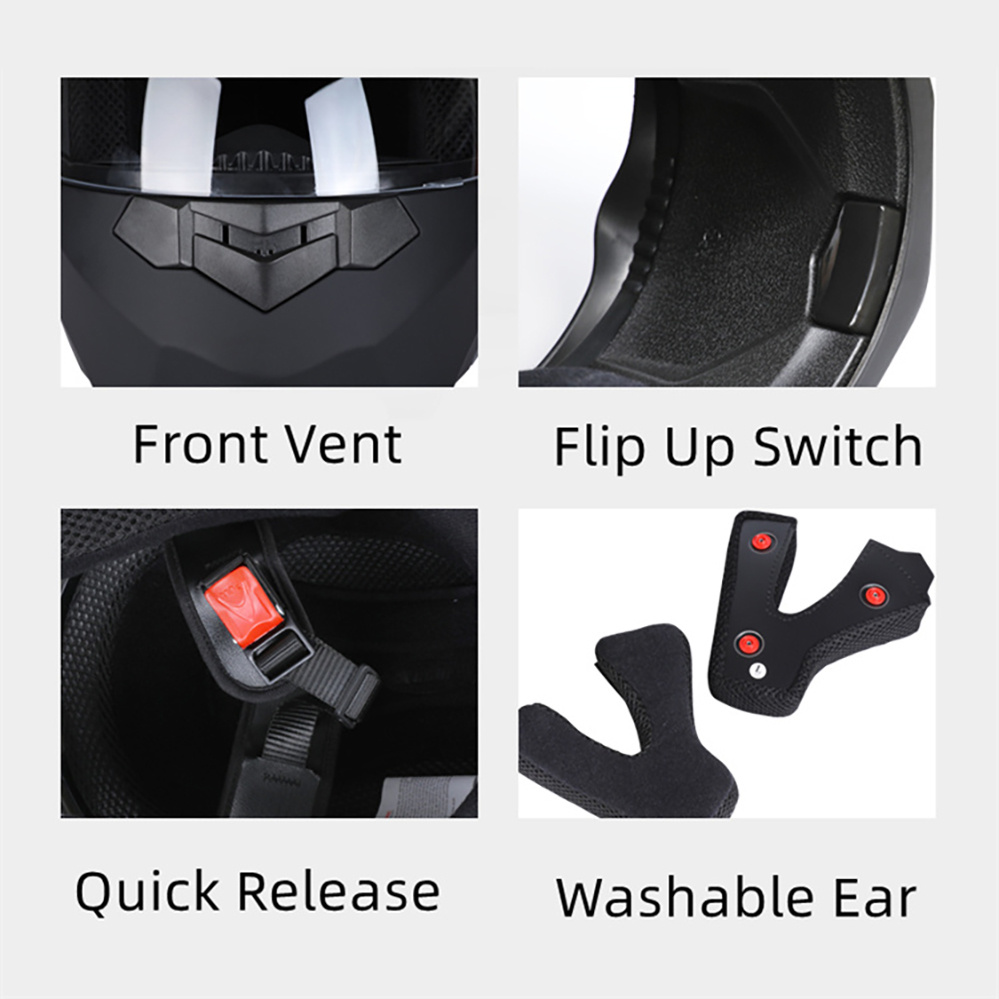 Helm sepeda motor Modular, len - Motorcycle Helmet Inner Sun Visor Lens ulasan dan harga