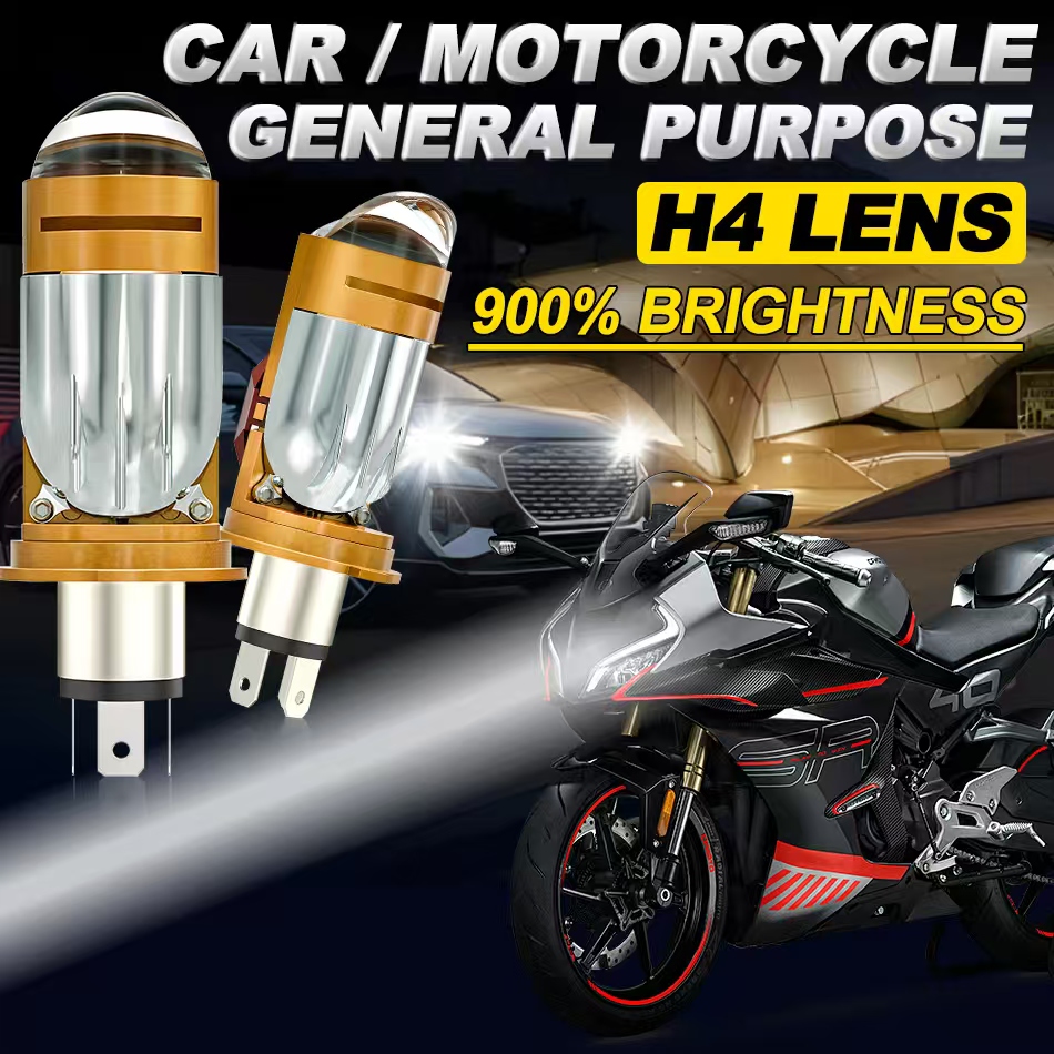 Proyektor Lensa LED CAMOTO Bi  - Universal Motorcycle Led Headlight Projector ulasan dan harga