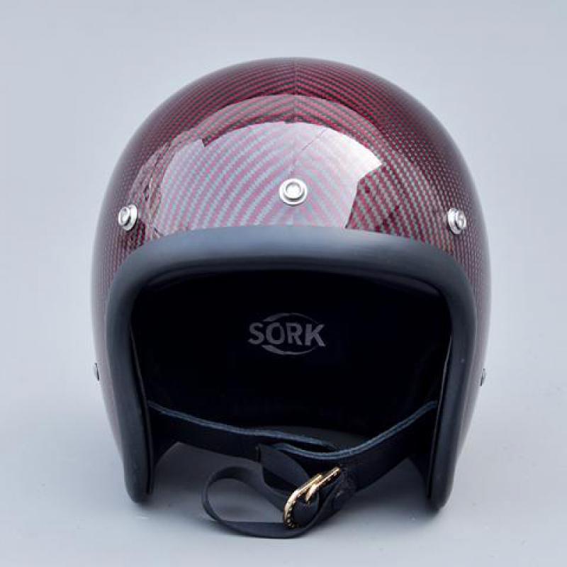 Helm wajah terbuka vintage kla - Carbon Fiber Lightweight Motorcycle Helmet ulasan dan harga