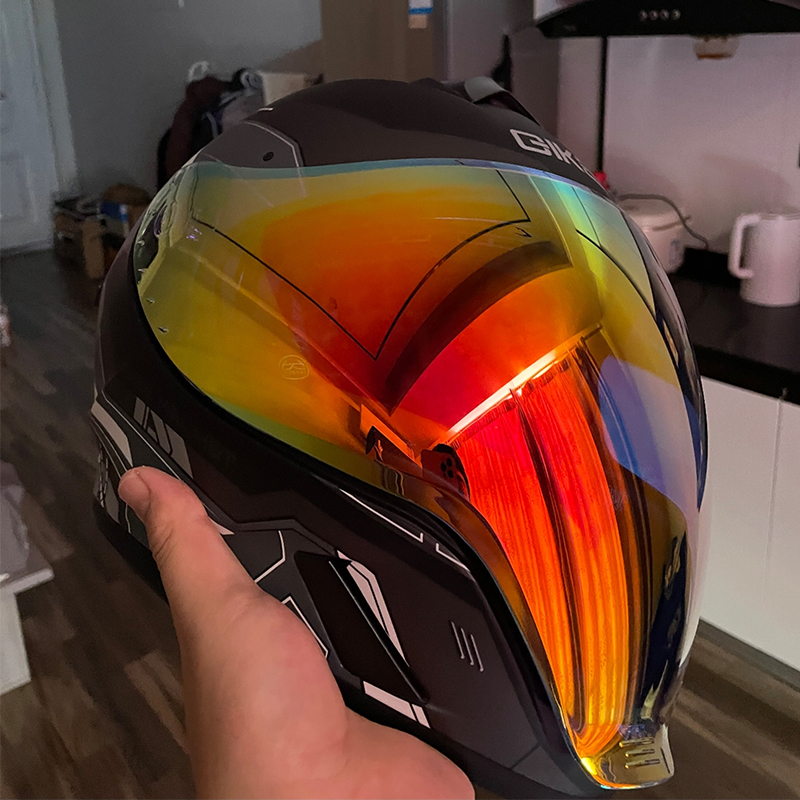 Helm Sepeda Motor Full Face De - Quick Release Buckle Motorcycle Helmet ulasan dan harga