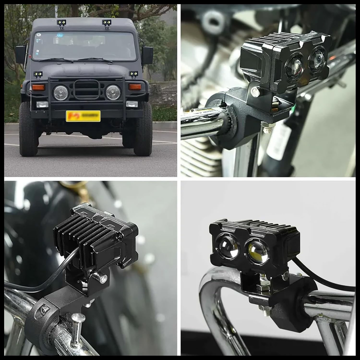 1/2 Buah Lampu Kabut LED Seped - Atv Parts ulasan dan harga