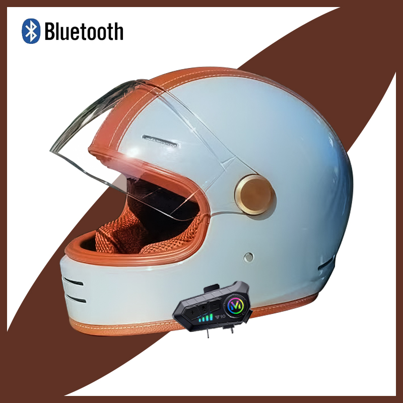 Helm sepeda motor Casque Vinta - Vintage Open Face Retro Helmet ulasan dan harga