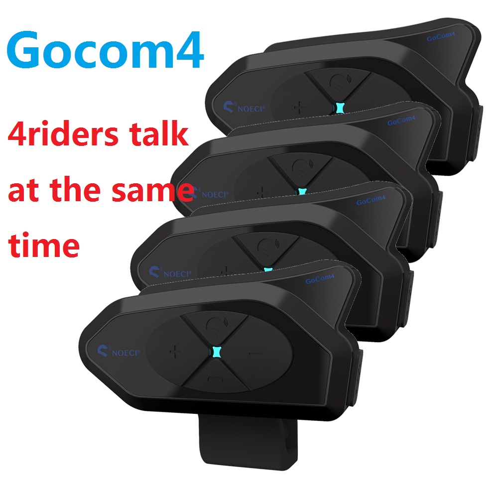 GOCOM4 helm interkom Bluetooth - Universal Motorcycle Helmet Intercom Headset ulasan dan harga