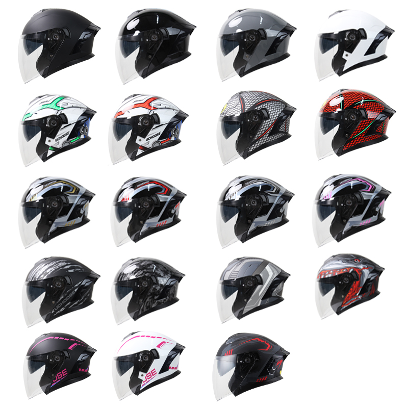 Helm Sepeda Motor Modular Full - Dual Visor Motorcycle Racing Helmet ulasan dan harga