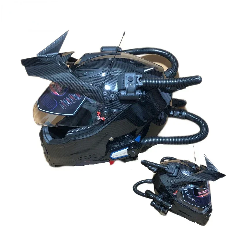 Helm Retro Sepeda Motor Off-ro - Full Face Motorcycle Helmet With Bluetooth ulasan dan harga