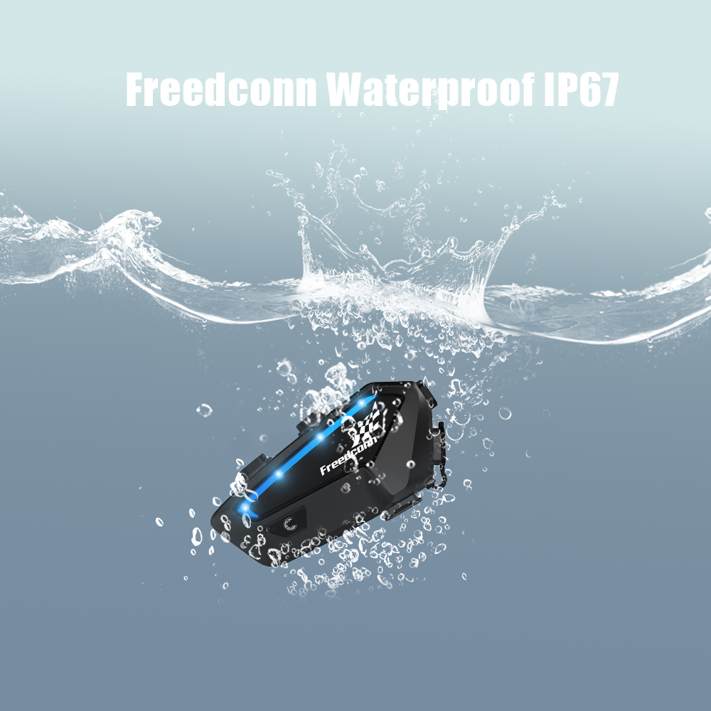 Headset Helm Bluetooth Interko - Universal Motorcycle Helmet Intercom Headset ulasan dan harga